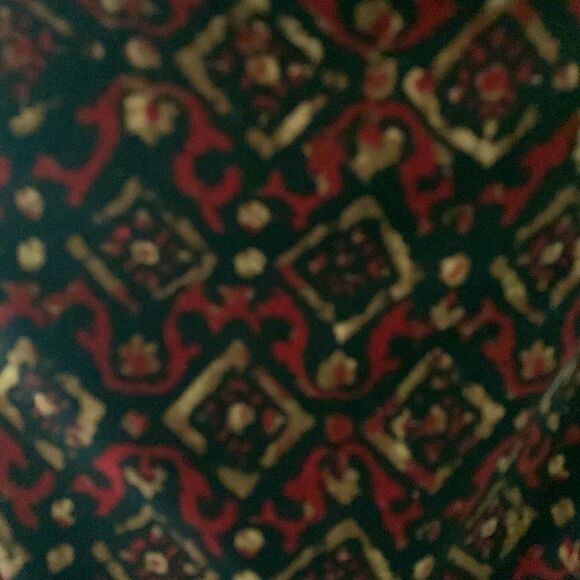 Chaps Sleeveless Drape Neck Print Top — Size L - Picture 5 of 7